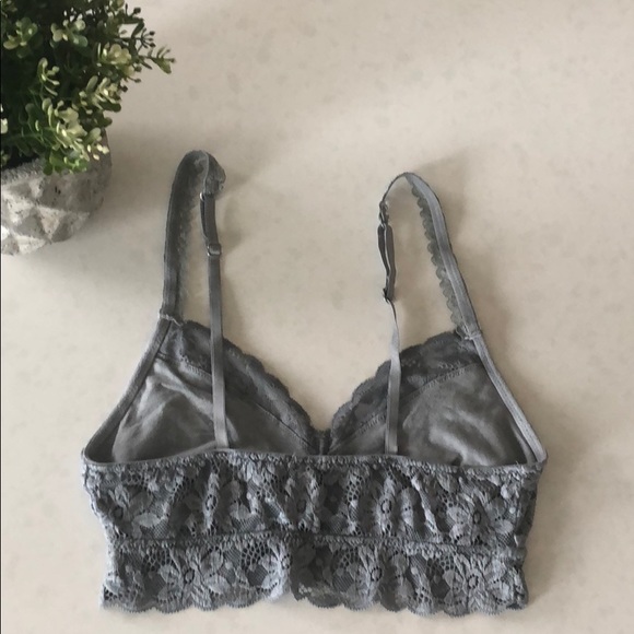 Aerie Gray Lace Bralette - Picture 2 of 3